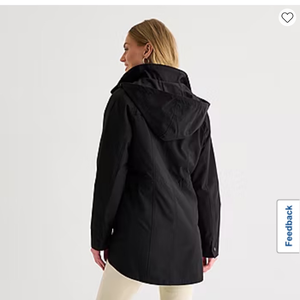 NWT Gallery Womens Packable Lightweight Raincoat - Picture 7 of 7
